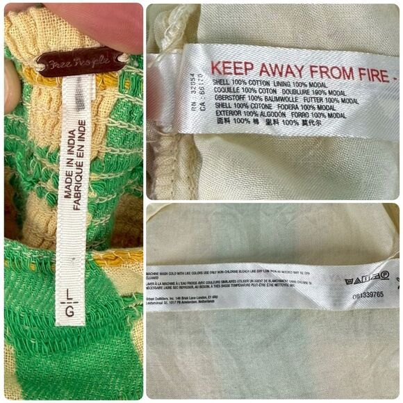 Free People Suits Me Fine Mini Dress in Green | Size Large - Picture 9 of 9